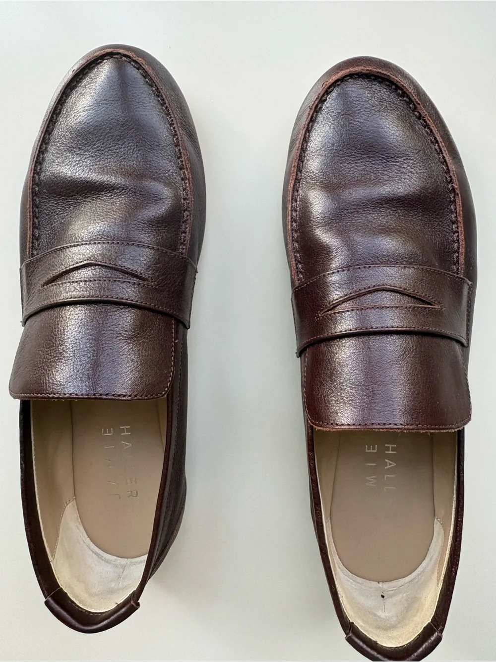 Jamie Haller Penny Loafer in Oxblood
